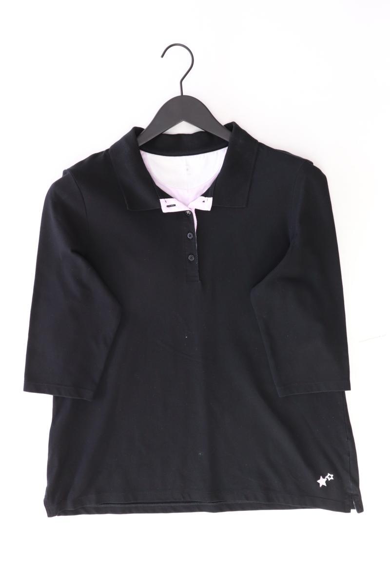 Christian Berg Poloshirt Gr. 46 3/4 Ärmel schwarz