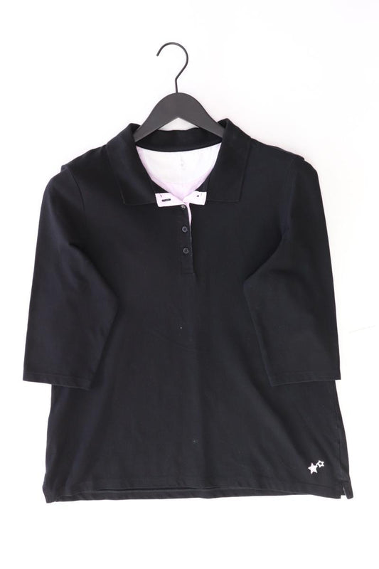 Christian Berg Poloshirt Gr. 46 3/4 Ärmel schwarz
