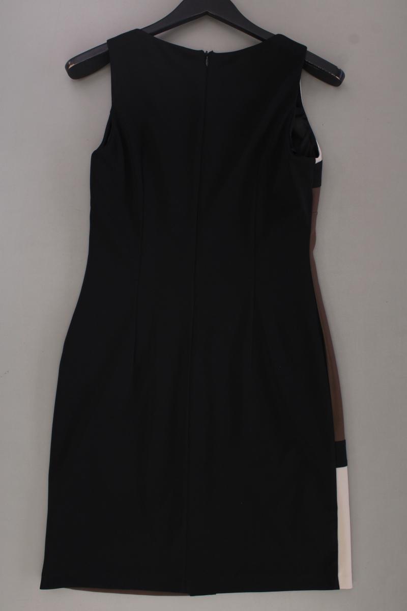 Made in Italy Etuikleid Gr. 38 geometrisches Muster Ärmellos braun aus Viskose