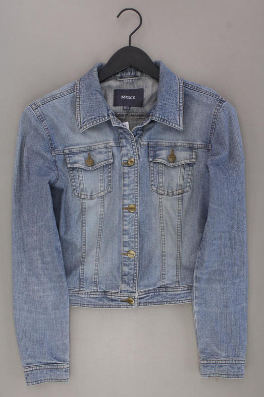 Mexx Jeansjacke Gr. 34 Vintage blau aus Baumwolle