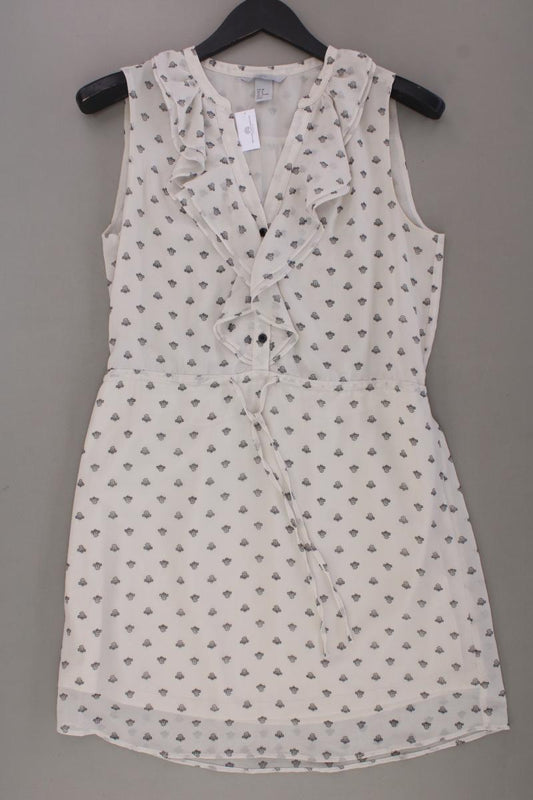 H&M Kleid Gr. 38 Ärmellos creme aus Polyester
