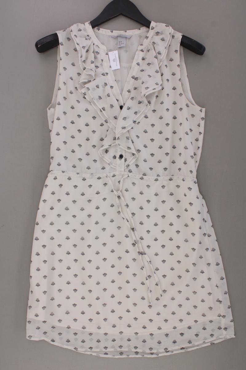 H&M Kleid Gr. 38 Ärmellos creme aus Polyester