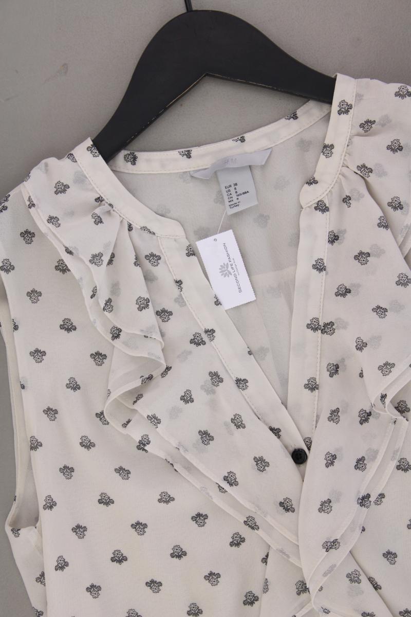 H&M Kleid Gr. 38 Ärmellos creme aus Polyester