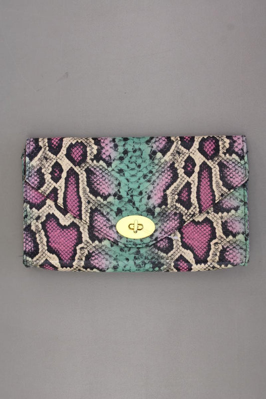 H&M Clutch mit Tierdruck mehrfarbig