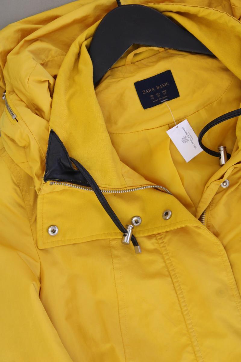 Zara Übergangsjacke Gr. XS gelb aus Polyester
