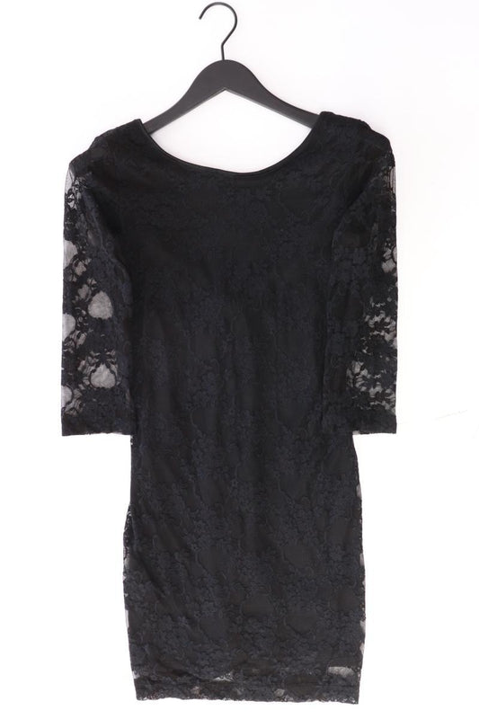 Spitzenkleid Gr. S 3/4 Ärmel schwarz aus Polyester