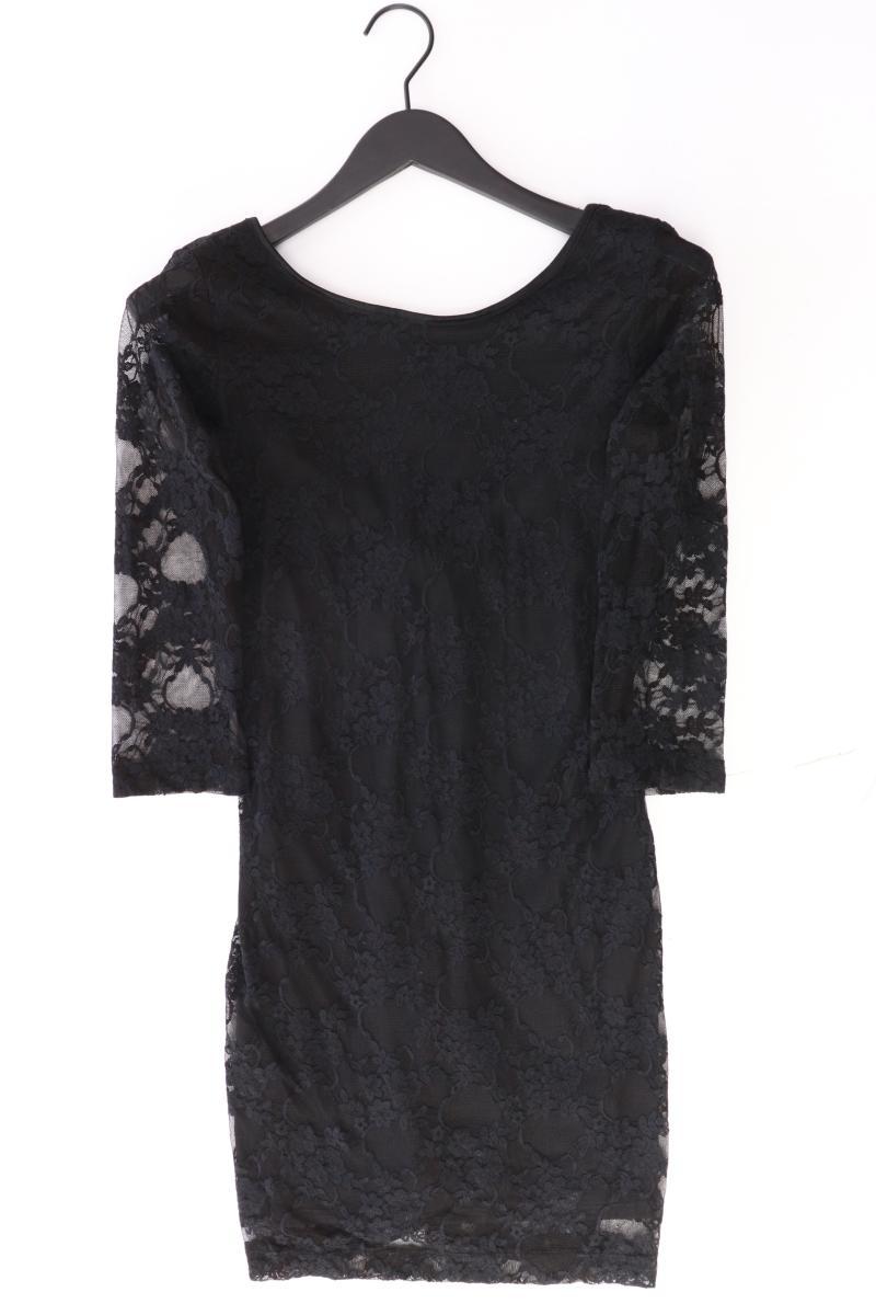 Spitzenkleid Gr. S 3/4 Ärmel schwarz aus Polyester