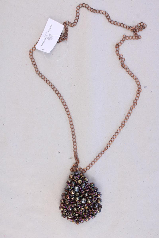 Halskette mehrfarbig