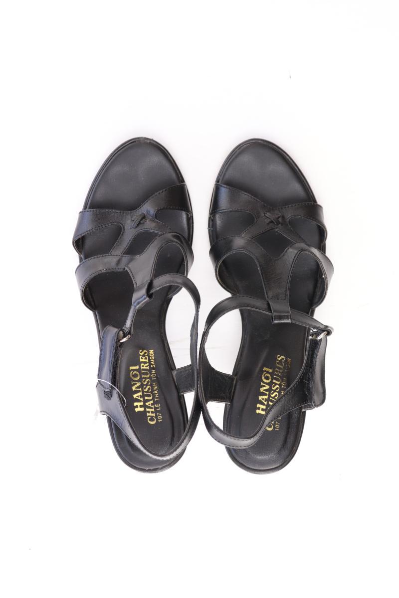 Hanoi Sandaletten Gr. 37 schwarz aus Leder