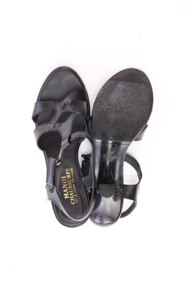 Hanoi Sandaletten Gr. 37 schwarz aus Leder