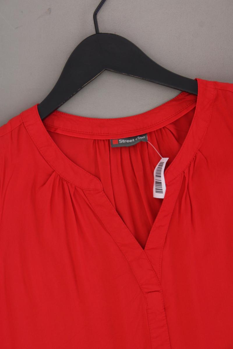 Street One Ärmellose Bluse Gr. 38 neuwertig rot aus Viskose