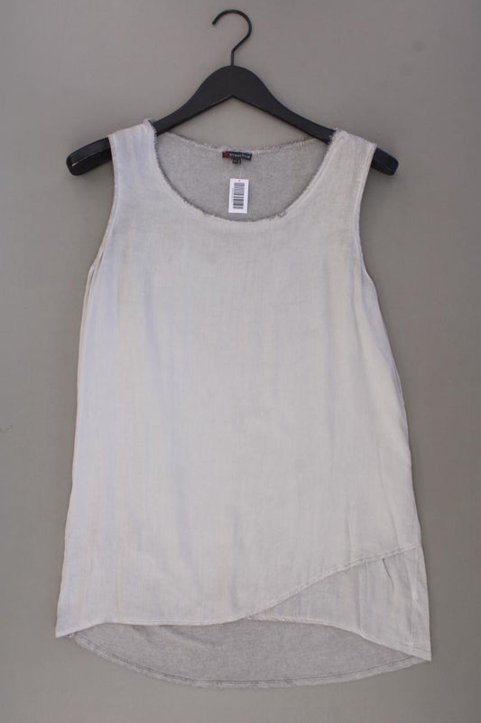 Street One Ärmellose Bluse Gr. 38 neuwertig grau aus Viskose