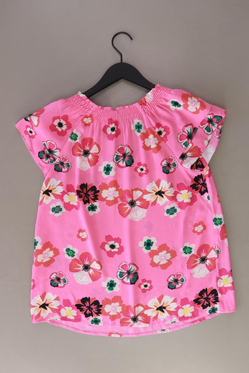 s.Oliver Black Label Kurzarmbluse Gr. 38 mit Blumenmuster neuwertig pink