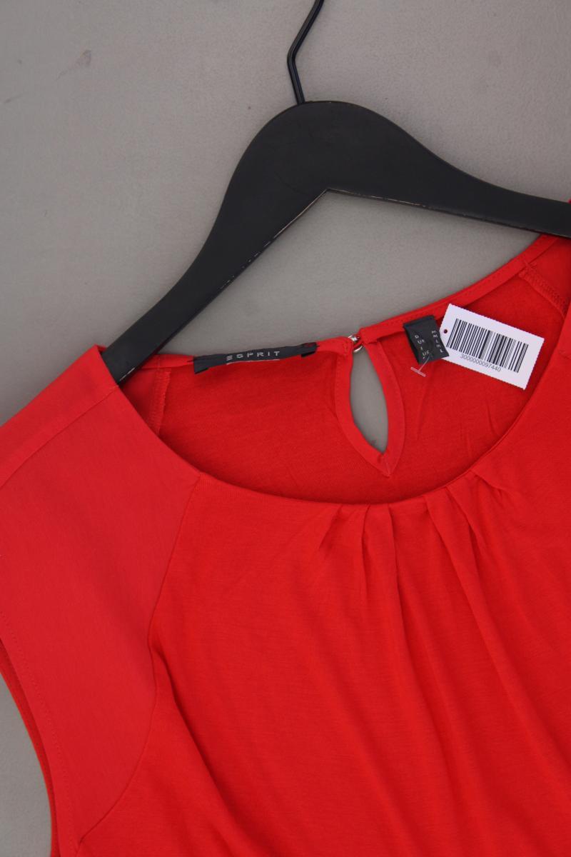 Esprit Ärmellose Bluse Gr. M neuwertig rot aus Viskose