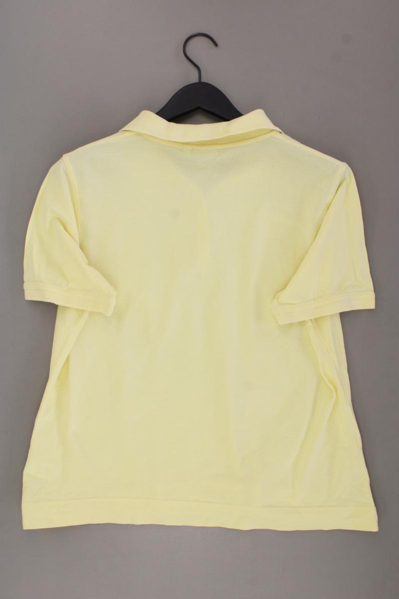 Marco Pecci Poloshirt Gr. 44 Kurzarm gelb aus Baumwolle