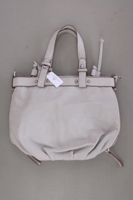 Henkeltasche grau aus Kunstleder