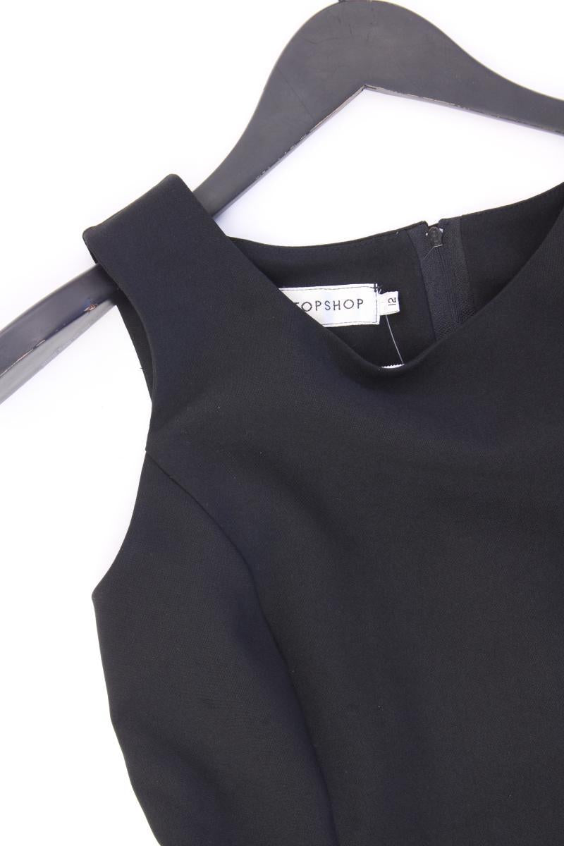 Topshop Bleistiftkleid Gr. 38 Ärmellos Vintage schwarz aus Polyester