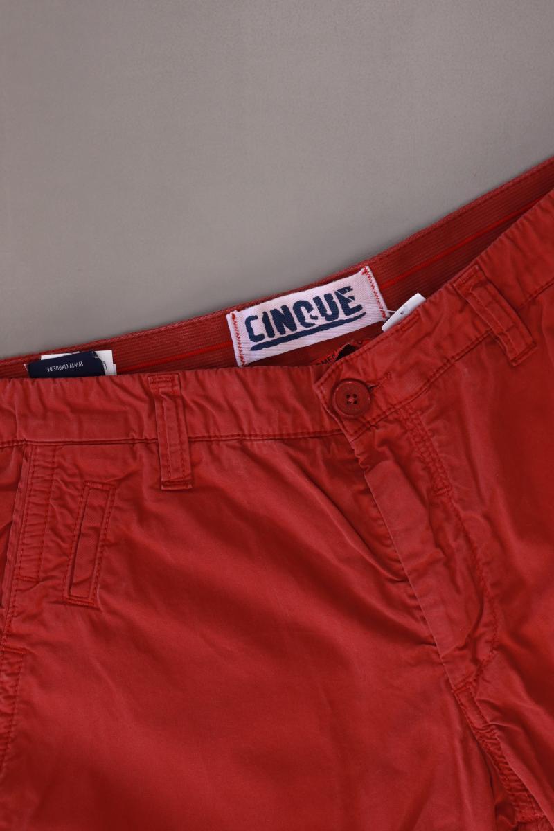 Cinque Chinohose für Herren Gr. 50 rot aus Baumwolle