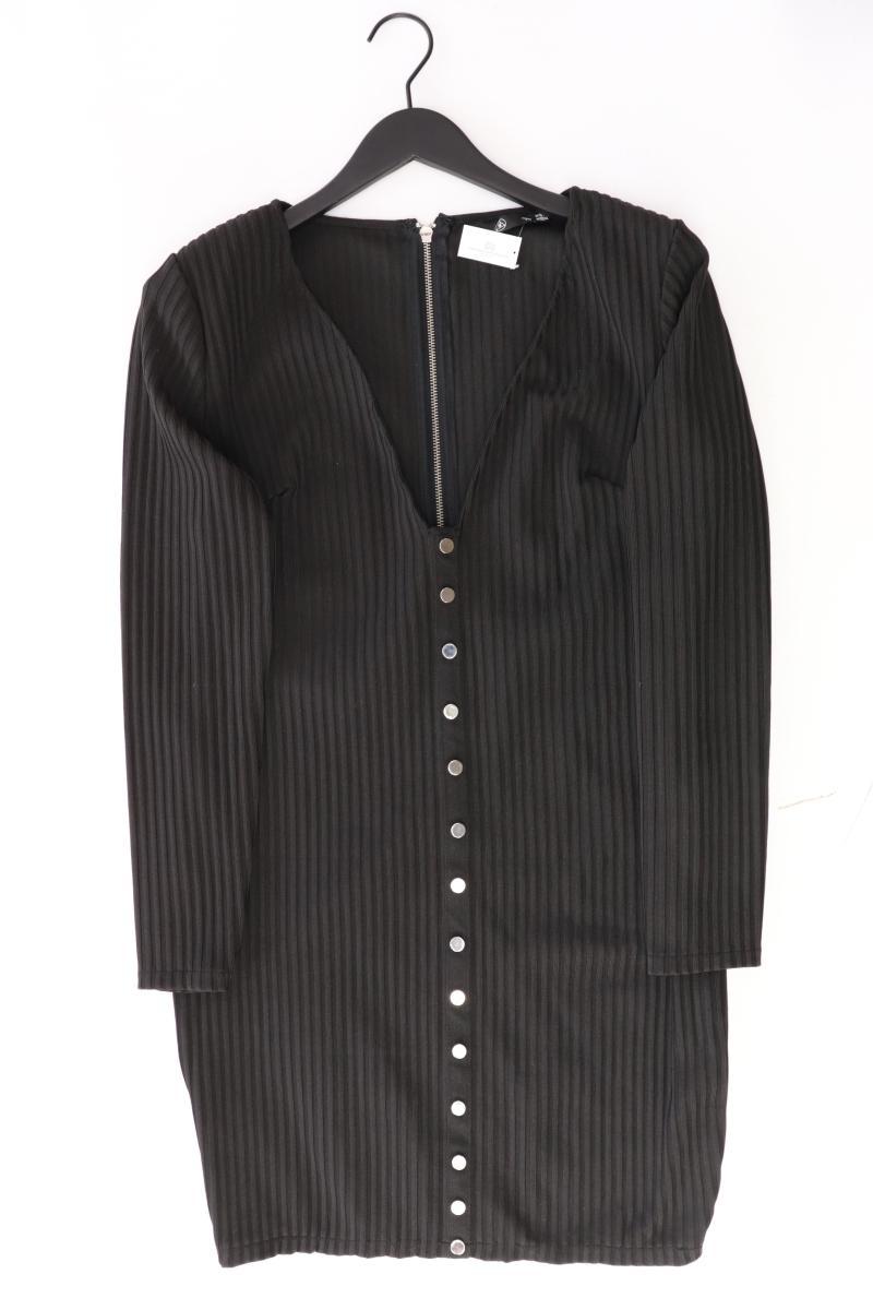 MISSGUIDED Schlauchkleid Gr. 44 Langarm schwarz aus Polyester