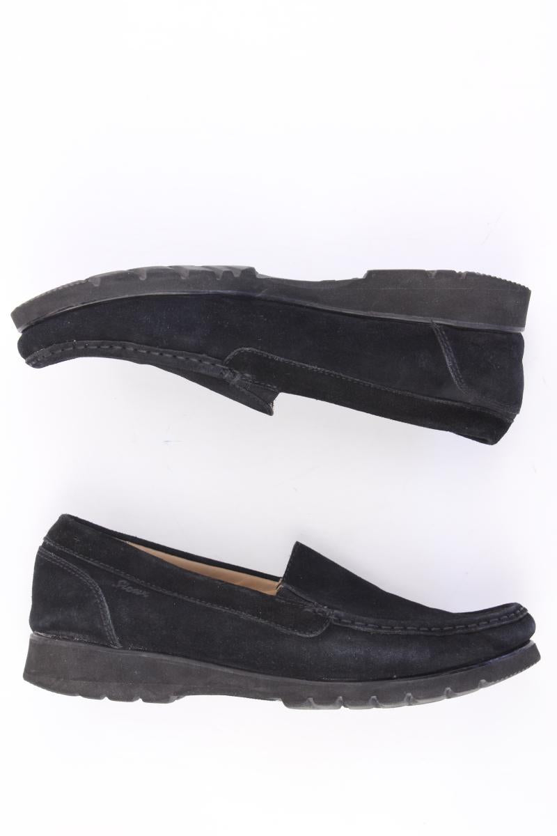 Sioux Loafers Gr. 41 schwarz aus Leder