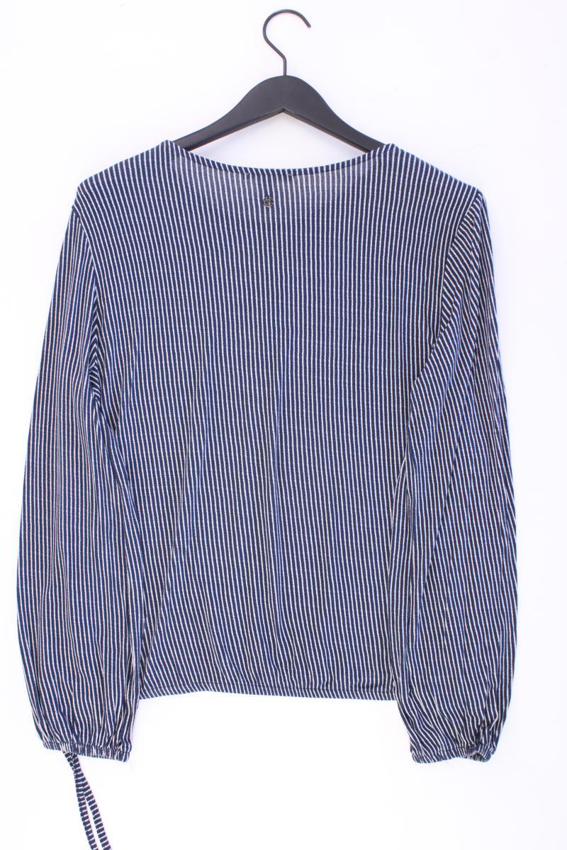 Tom Tailor (Denim) Langarmbluse Gr. XL gestreift blau aus Viskose