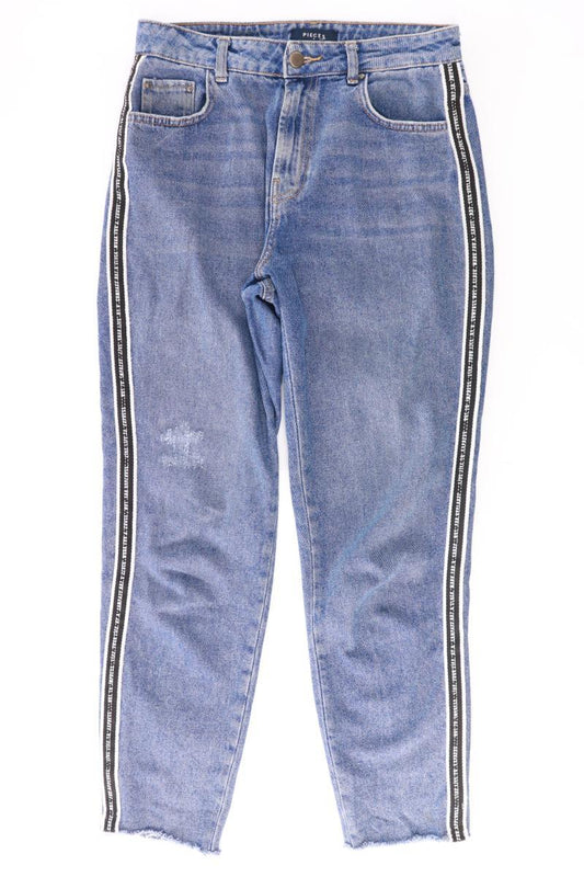 Pieces Mom Jeans Gr. M blau aus Baumwolle