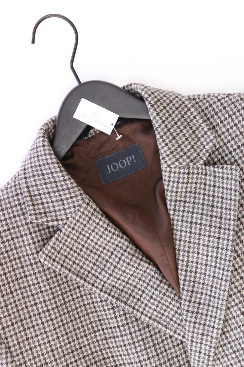 Joop! Regular Mantel für Herren Gr. 54 hahnentritt grau aus Polyester