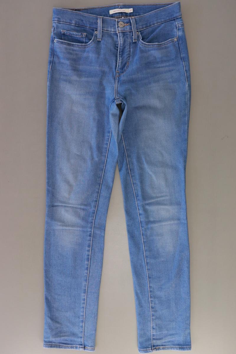 Levi's Straight Jeans Gr. W27 Modell 312 Shaping Slim blau aus Baumwolle