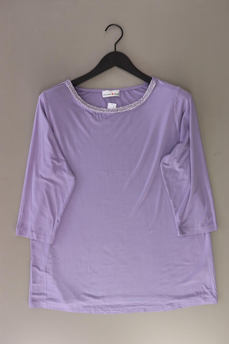 Helena Vera Regular Shirt Gr. 46 3/4 Ärmel lila aus Viskose