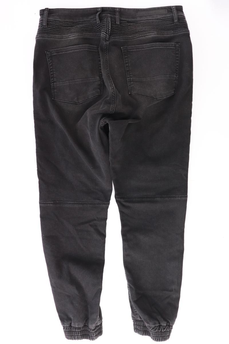 DEF CLOTHING Baggy Jeans für Herren Gr. 36 schwarz aus Baumwolle