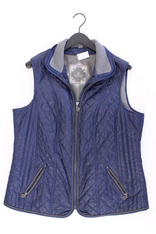 LEBEK Barbara Lebek Steppweste Gr. 44 blau aus Polyester