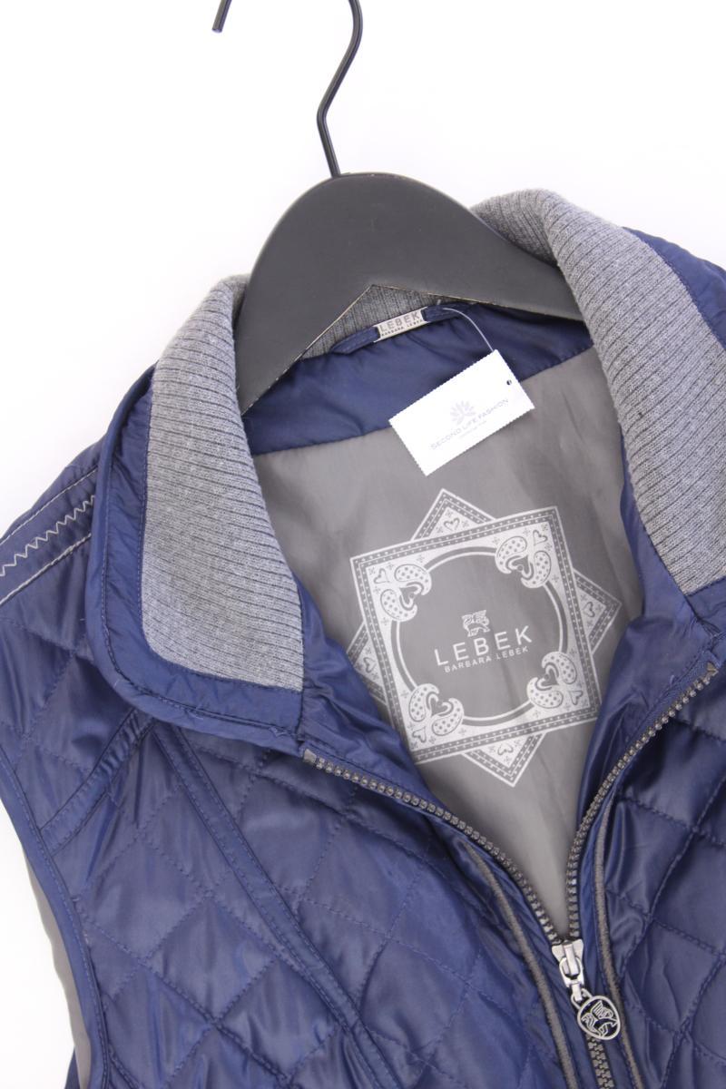 LEBEK Barbara Lebek Steppweste Gr. 44 blau aus Polyester