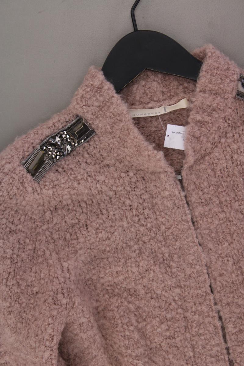 Schumacher Strickjacke Gr. XS Langarm rosa aus Wolle