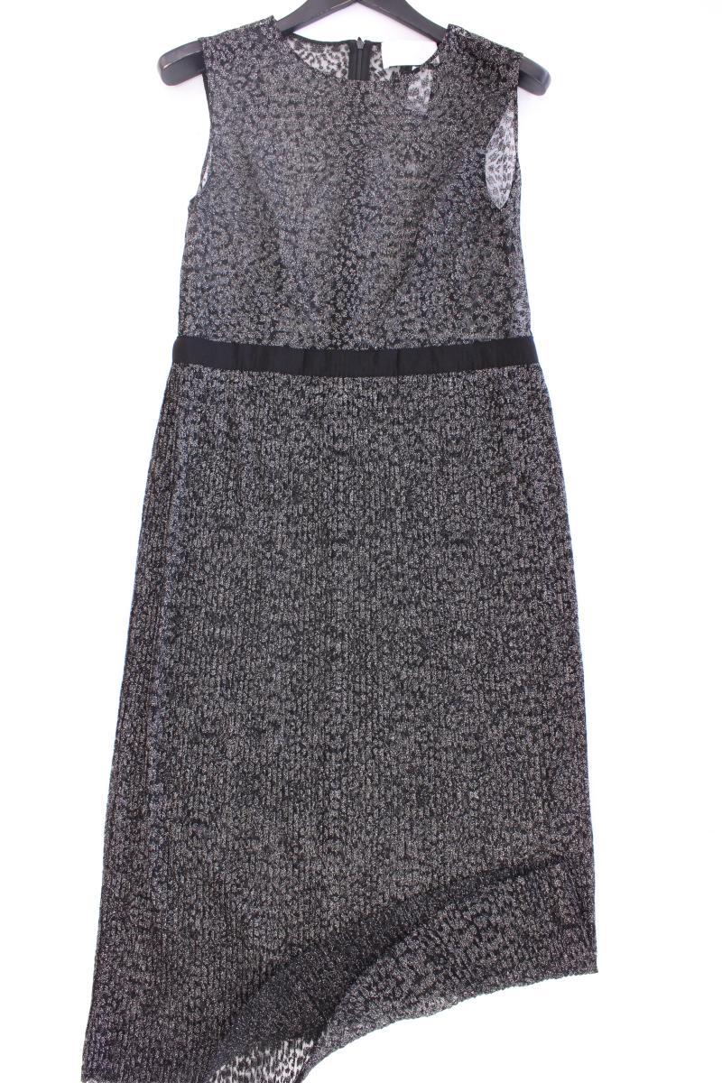 BOSS by Hugo Boss Abendkleid Gr. 38 neuwertig Ärmellos mit Glitzer schwarz