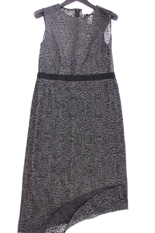 BOSS by Hugo Boss Abendkleid Gr. 38 neuwertig Ärmellos mit Glitzer schwarz