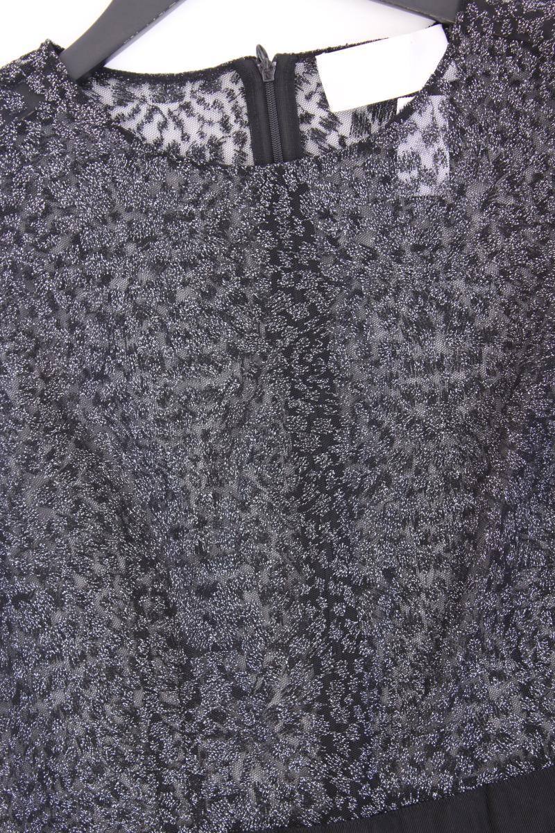 BOSS by Hugo Boss Abendkleid Gr. 38 neuwertig Ärmellos mit Glitzer schwarz
