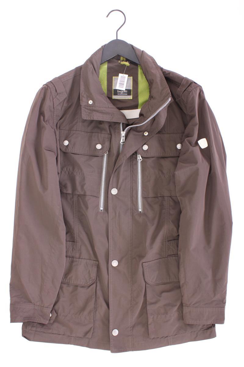 Bugatti Lange Jacke für Herren Gr. 50 braun aus Polyester