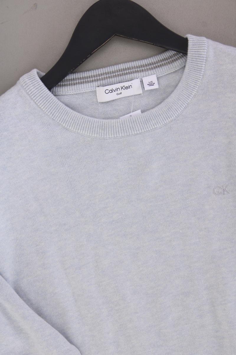 Calvin Klein Golf Feinstrickpullover für Herren Gr. L neuwertig blau