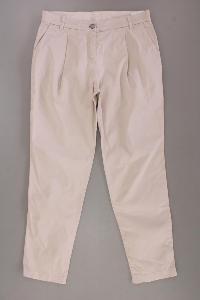 Marc Cain Chinohose Gr. 38 creme aus Baumwolle