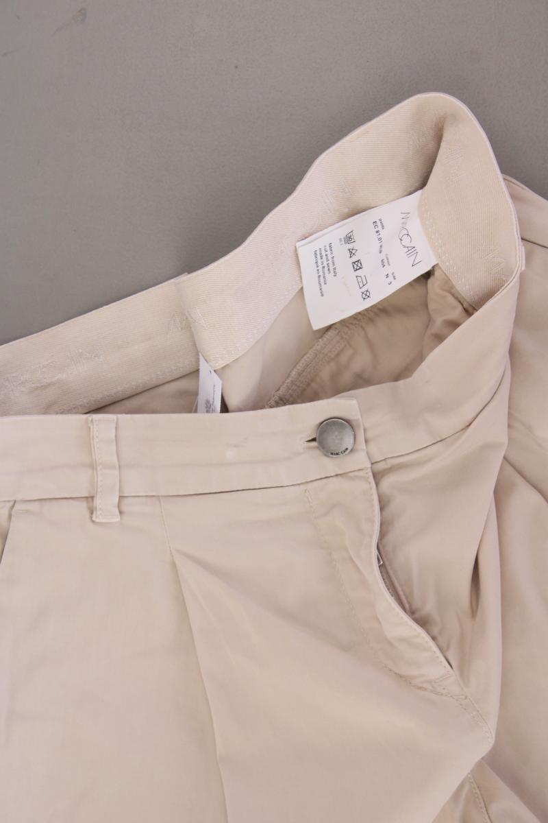 Marc Cain Chinohose Gr. 38 creme aus Baumwolle