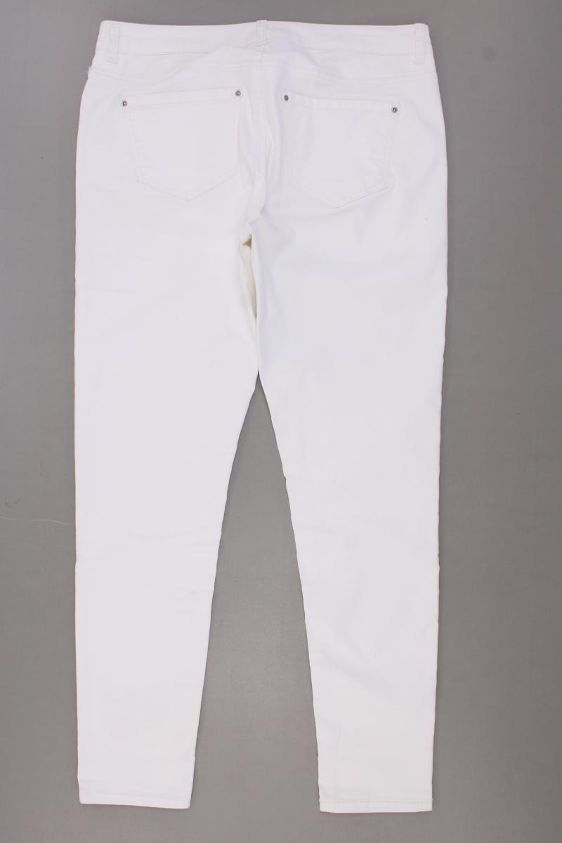 Hallhuber Hose Gr. 42 creme aus Baumwolle