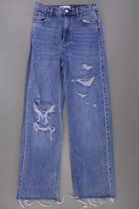 Zara Regular Jeans Gr. 36 blau