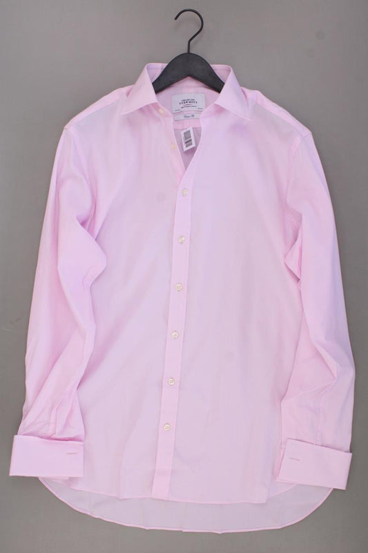 CHARLES TYRWHITT Langarmhemd für Herren Gr. Hemdgröße 42 rosa aus Baumwolle