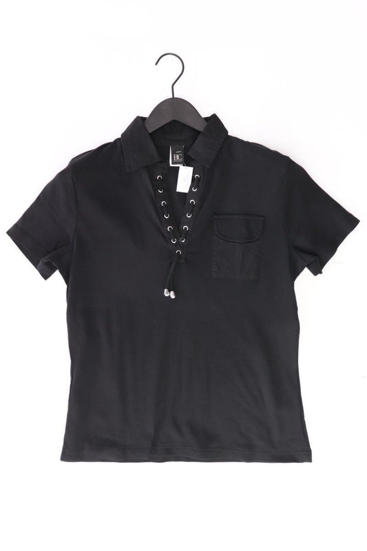 Best Connections Poloshirt Gr. 42 Kurzarm schwarz aus Baumwolle