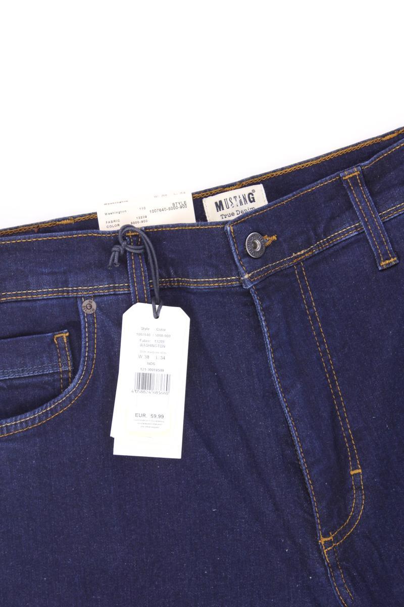 Mustang Slim Jeans für Herren Gr. W38/L34 neu mit Etikett Neupreis: 59,99€! blau