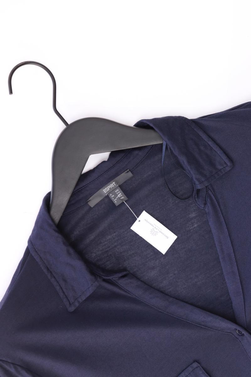 Esprit Langarmbluse Gr. XXL blau aus Viskose