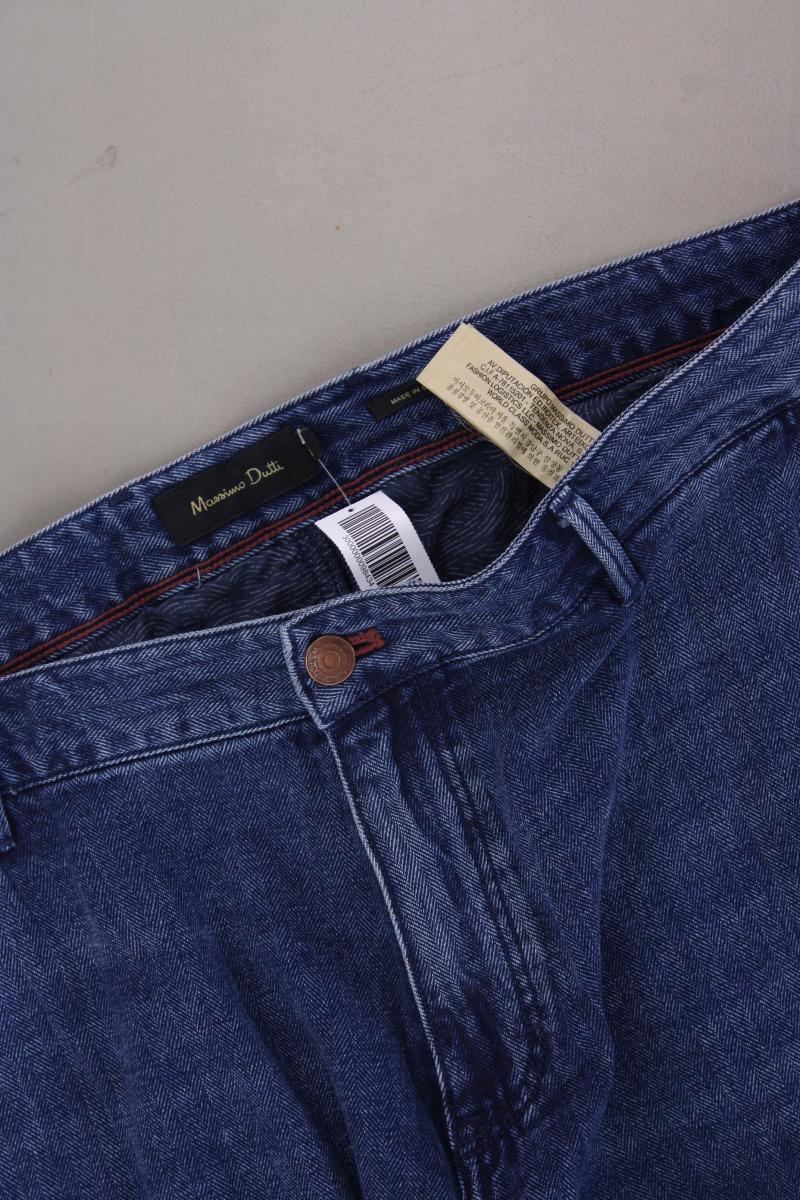 Massimo Dutti Straight Jeans für Herren Gr. W36 neuwertig blau aus Baumwolle