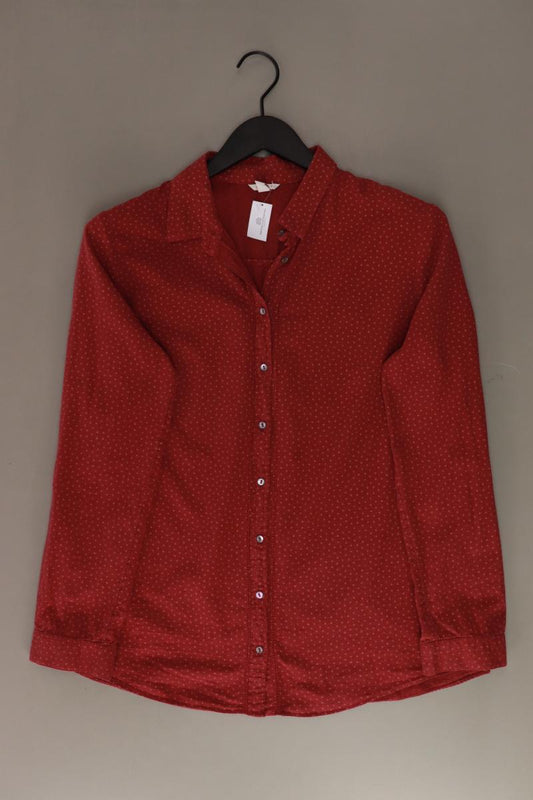 Esprit Langarmbluse Gr. 38 rot aus Baumwolle