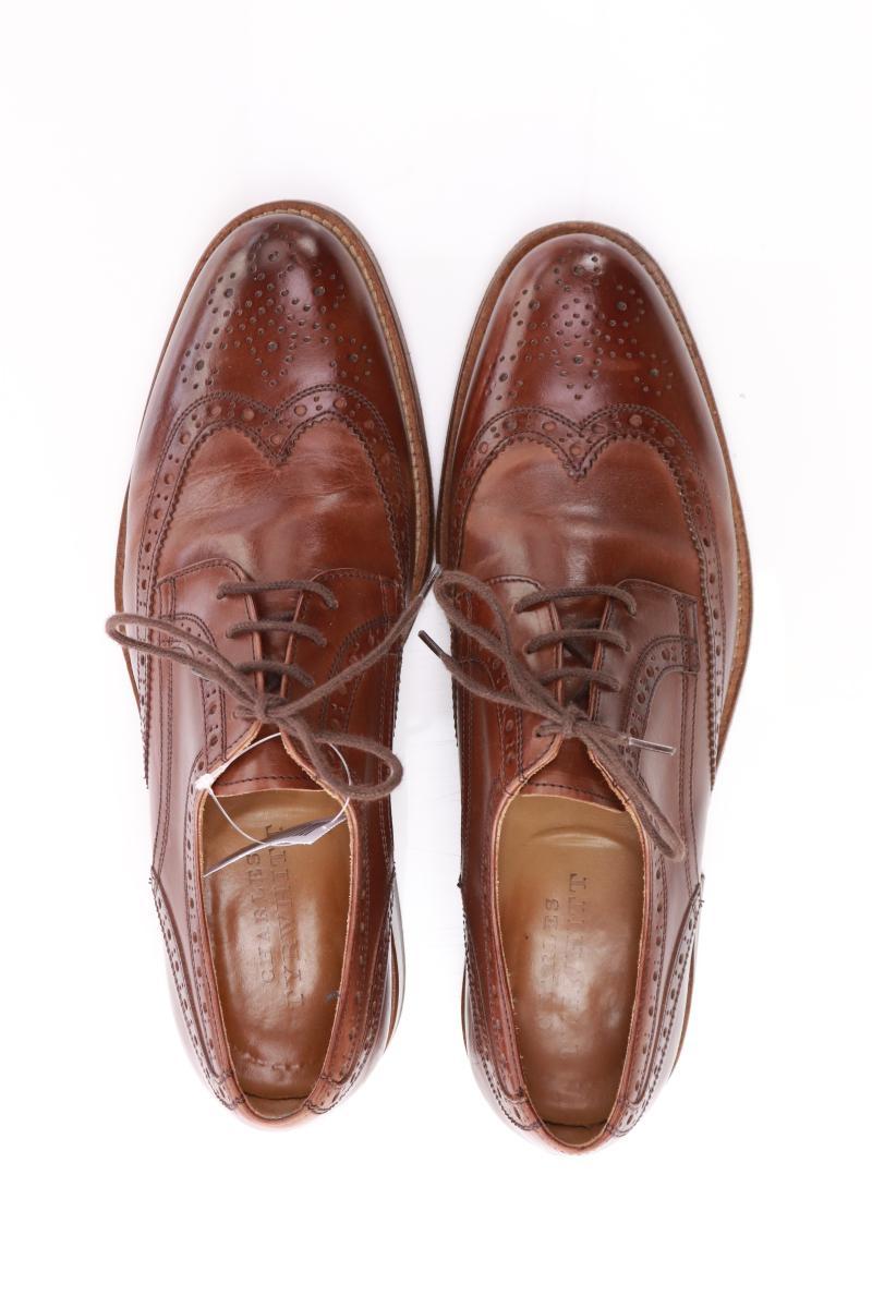CHARLES TYRWHITT Schuhe für Herren Gr. 41.5 braun aus Leder