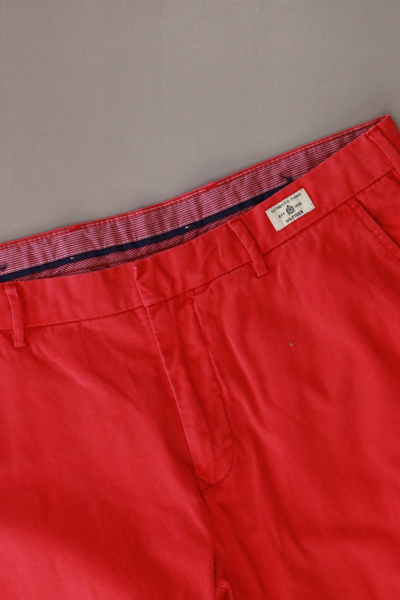 Tommy Hilfiger Chinohose für Herren Gr. W34/L34 rot aus Baumwolle